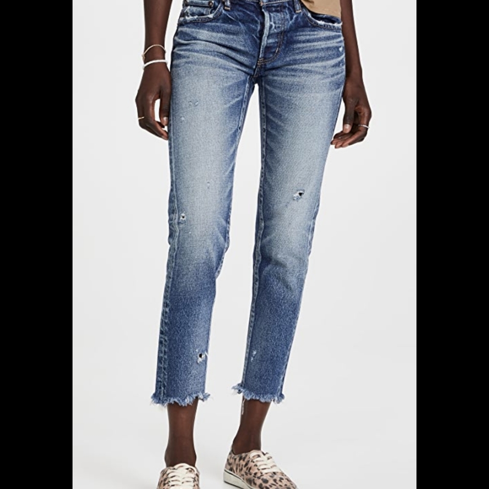 MOUSSY VINTAGE Keller Mid-rise Tapered Jeans